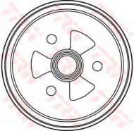 Тормозный барабан TRW DB4184