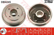 Тормозный барабан TRW DB4245