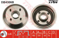 Тормозный барабан TRW DB4306B