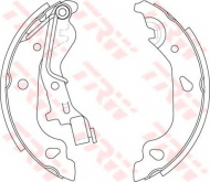 Комлект тормозных накладок TRW GS8687