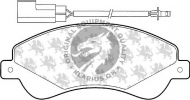 Комплект тормозных колодок QH Benelux BP1529
