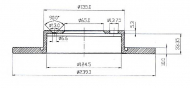 Тормозной диск QH Benelux BDC1010