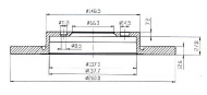 Тормозной диск QH Benelux BDC3464