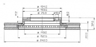 Тормозной диск QH Benelux BDC3733