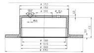 Тормозной диск QH Benelux BDC3776