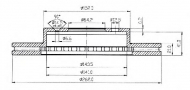 Тормозной диск QH Benelux BDC3800