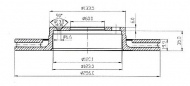 Тормозной диск QH Benelux BDC3826