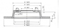 Тормозной диск QH Benelux BDC4627