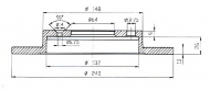Тормозной диск QH Benelux BDC3760