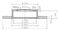 Тормозной диск QH Benelux BDC3762