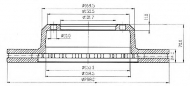 Тормозной диск QH Benelux BDC3797