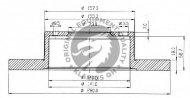 Тормозной диск QH Benelux BDC4363