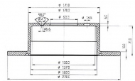 Тормозной диск QH Benelux BDC4635