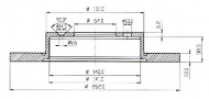Тормозной диск QH Benelux BDC4682