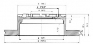 Тормозной диск QH Benelux BDC4760