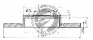 Тормозной диск QH Benelux BDC4769