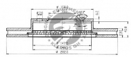 Тормозной диск QH Benelux BDC4809