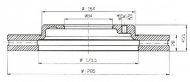 Тормозной диск QH Benelux BDC4945
