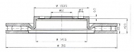 Тормозной диск QH Benelux BDC5158