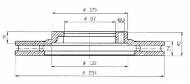 Тормозной диск QH Benelux BDC5167