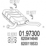 Амортизатор MTS 01.97300