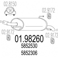 Амортизатор MTS 01.98260