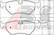 Комплект тормозных колодок A.B.S. 36900