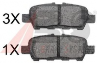 Комплект тормозных колодок A.B.S. 37745 OE