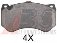 Комплект тормозных колодок A.B.S. 37868