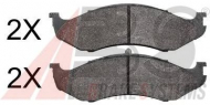 Комплект тормозных колодок A.B.S. 38477 OE