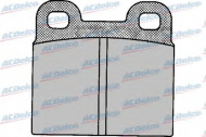 Комплект тормозных колодок ACDelco AC058111D