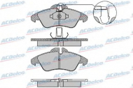 Комплект тормозных колодок ACDelco AC0581469D