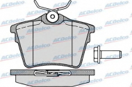Комплект тормозных колодок ACDelco AC619981D
