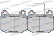 Комплект тормозных колодок ACDelco AC626881D