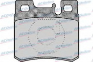 Комплект тормозных колодок ACDelco AC639281D