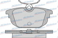 Комплект тормозных колодок ACDelco AC677581D
