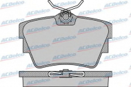 Комплект тормозных колодок ACDelco AC692781D