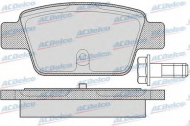 Комплект тормозных колодок ACDelco AC693981D
