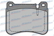 Комплект тормозных колодок ACDelco AC858681D