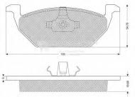 Комплект тормозных колодок FLENNOR FB210246