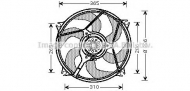 Вентилятор AVA QUALITY COOLING CN7531