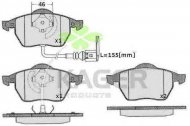 Комплект тормозных колодок KAGER 35-0216