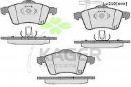 Комплект тормозных колодок KAGER 35-0583