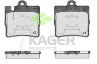 Комплект тормозных колодок KAGER 35-0592