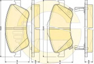 Комплект тормозных колодок GIRLING 6134814