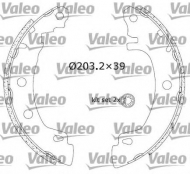 Комлект тормозных накладок VALEO 553814