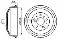 Тормозный барабан BOSCH 0 986 477 031