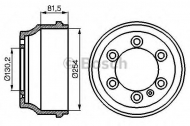 Тормозный барабан BOSCH 0 986 477 085