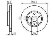 Тормозной диск BOSCH 0 986 478 896