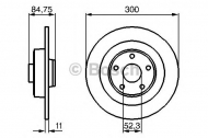 Тормозной диск BOSCH 0 986 479 083